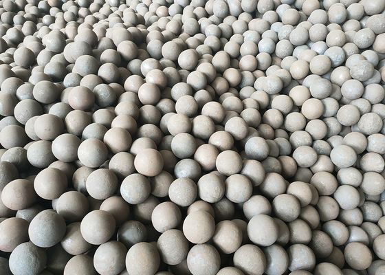 고품질 52-65 HRC 단조 강철 연삭 볼 40mm 50mm 철 단조 연삭 공