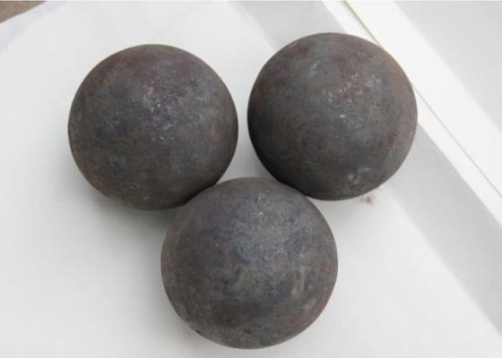 고품질 52-65 HRC 단조 강철 분쇄 볼 40mm 50mm 철 단조 연삭 공.